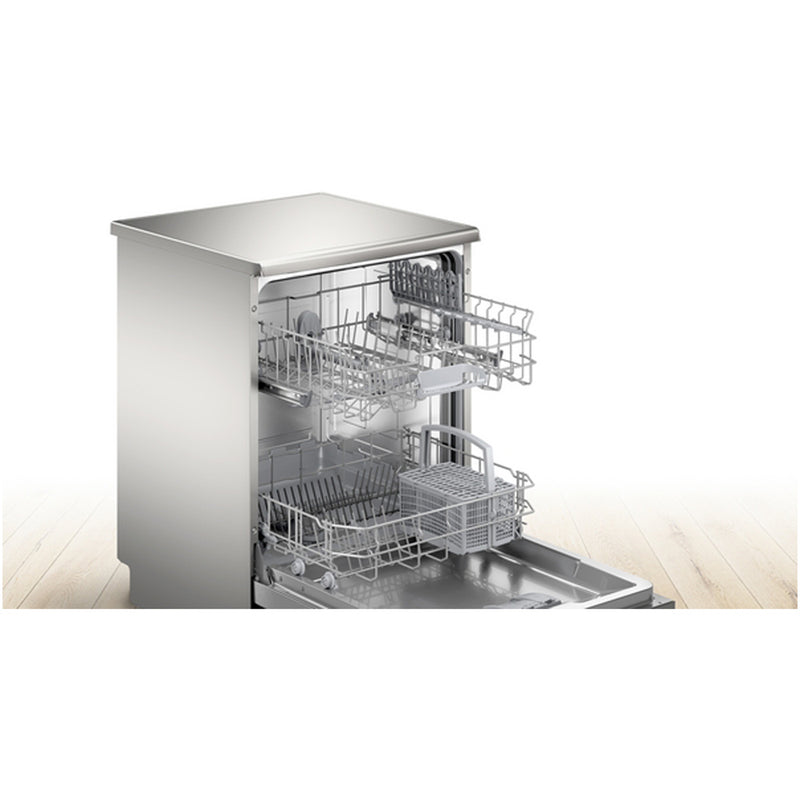 Bosch SMS26AI08G Series 2 Freestanding Dishwasher 60cm Brushed Steel with 12 Place Settings