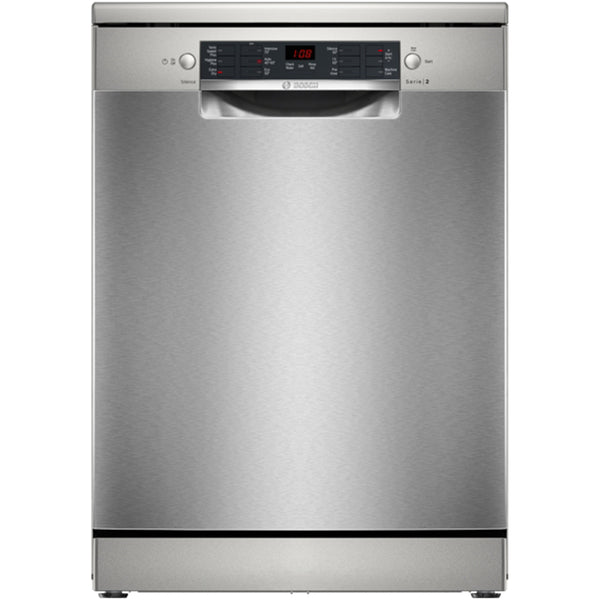 Bosch SMS26AI08G Series 2 Freestanding Dishwasher 60cm Brushed Steel with 12 Place Settings