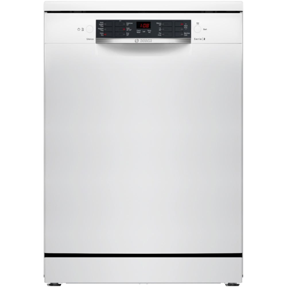 Bosch SMS26AW08G Series 2 Freestanding Full Size Dishwasher 60cm with 12 Place Settings White