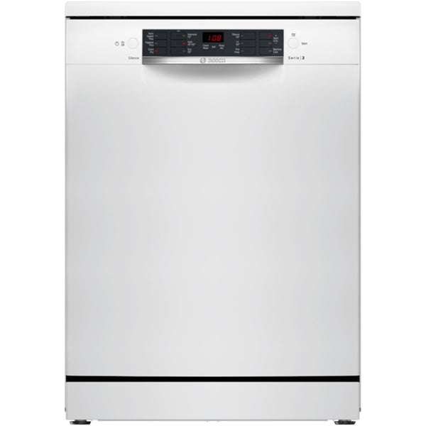 Bosch SMS26AW08G Series 2 Freestanding Full Size Dishwasher 60cm with 12 Place Settings White