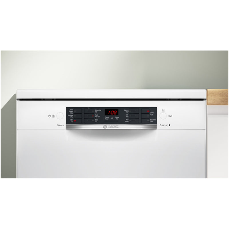 Bosch SMS26AW08G Series 2 Freestanding Full Size Dishwasher 60cm with 12 Place Settings White