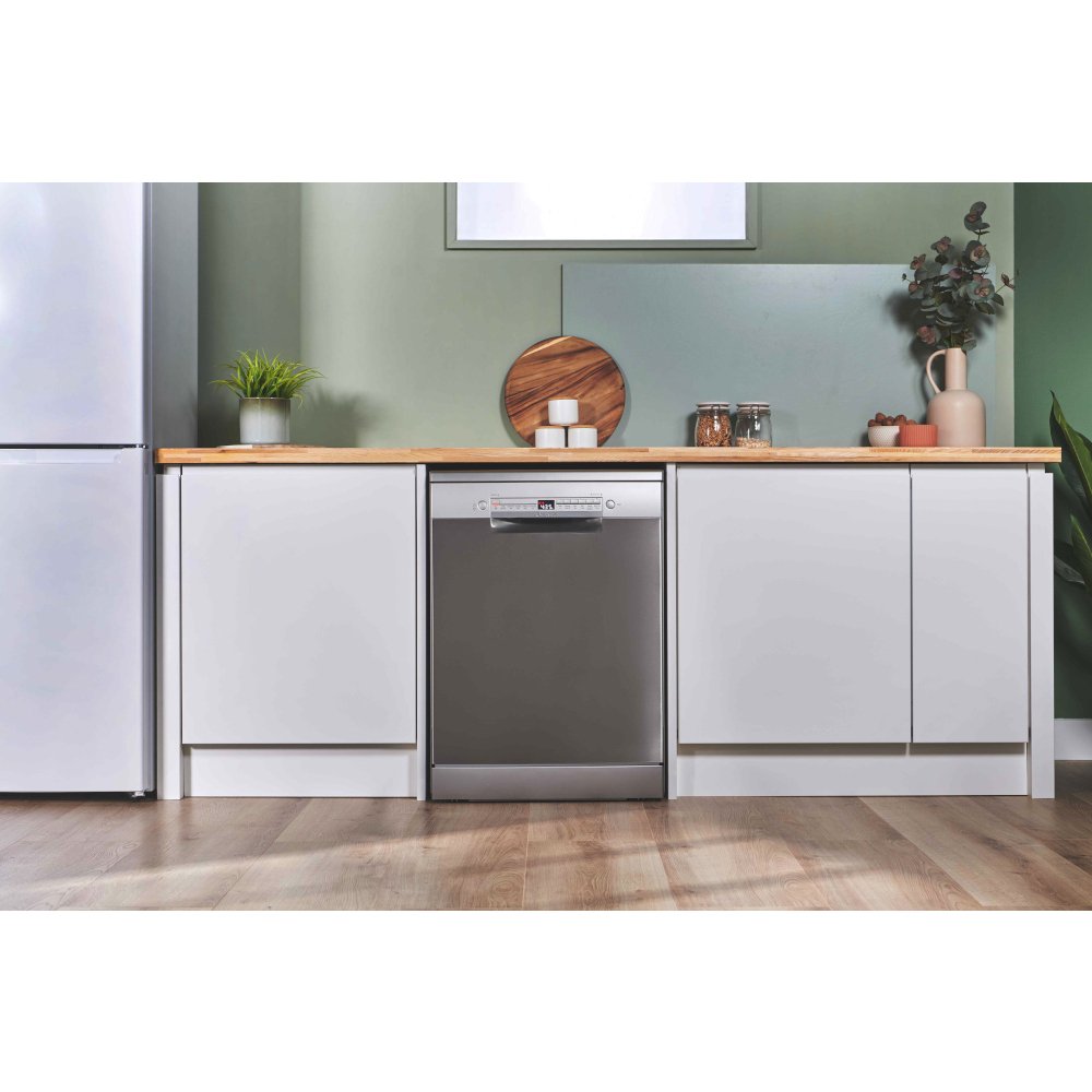 Bosch SMS2HVI67G Series 2 Freestanding 60cm Full Size Dishwasher with 14 Place Settings Silver