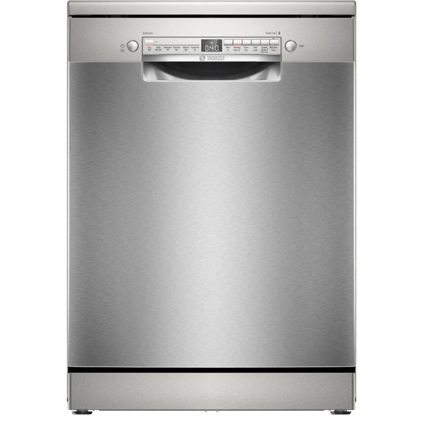 Bosch SMS2HVI67G Series 2 Freestanding 60cm Full Size Dishwasher with 14 Place Settings Silver