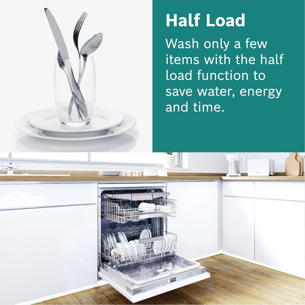 Bosch SMS4EMW06G Series 4 Freestanding 60cm Full Size Dishwasher with 14 Place Settings White