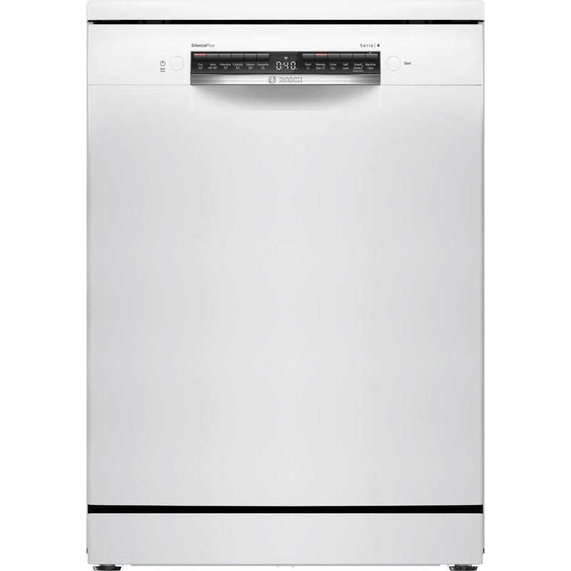 Bosch SMS4EMW06G Series 4 Freestanding 60cm Full Size Dishwasher with 14 Place Settings White