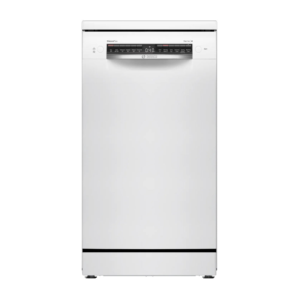 Bosch SPS4HMW49G Series 4 Slimline 45 cm Freestanding Dishwasher with 10 Place Settings White