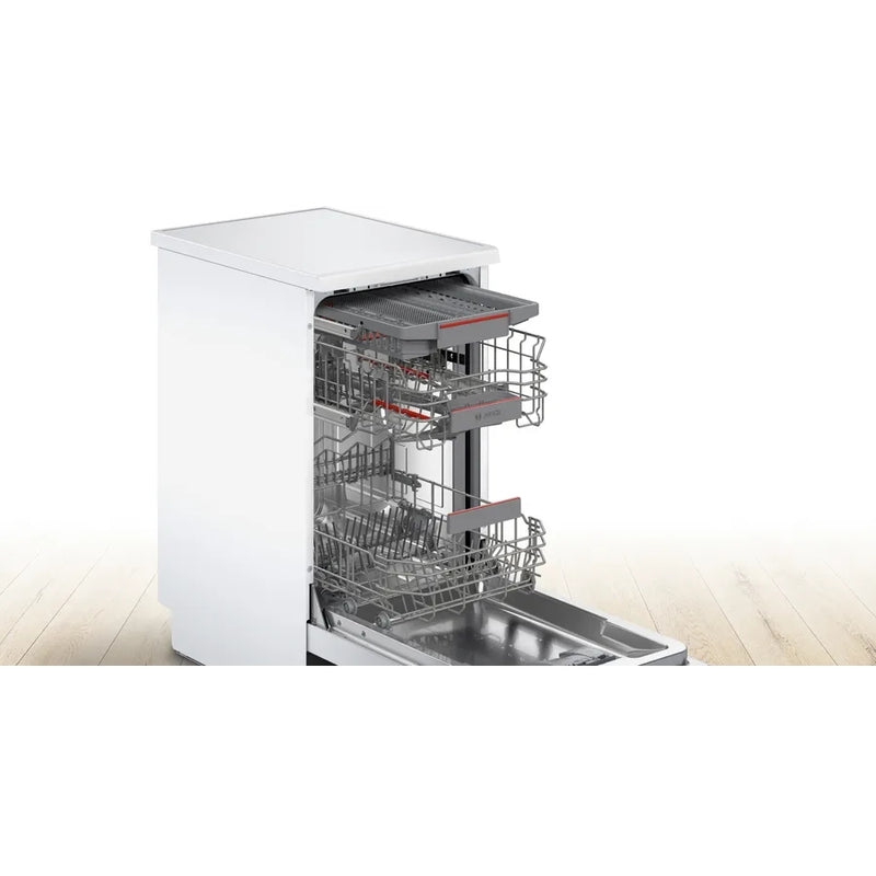 Bosch SPS4HMW49G Series 4 Slimline 45 cm Freestanding Dishwasher with 10 Place Settings White