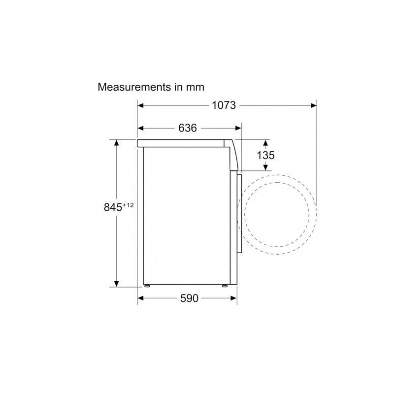 Bosch WGG244FCGB Series 6 i-Dos 9kg 1400 Spin Freestanding Front Loader Washing Machine Grey