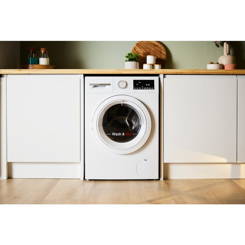 Bosch WNA144V9GB Series 4 Freestanding Washer Dryer 9+5kg 1400 Spin White