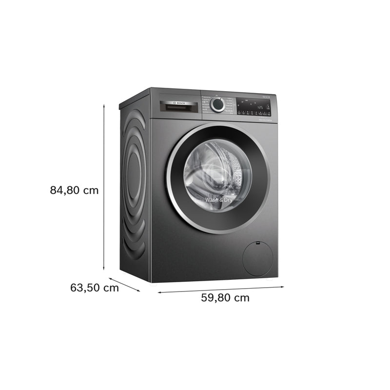 Bosch WNG254R1GB Series 6 Freestanding Washer Dryer 10.5+6kg 1400 Spin Graphite