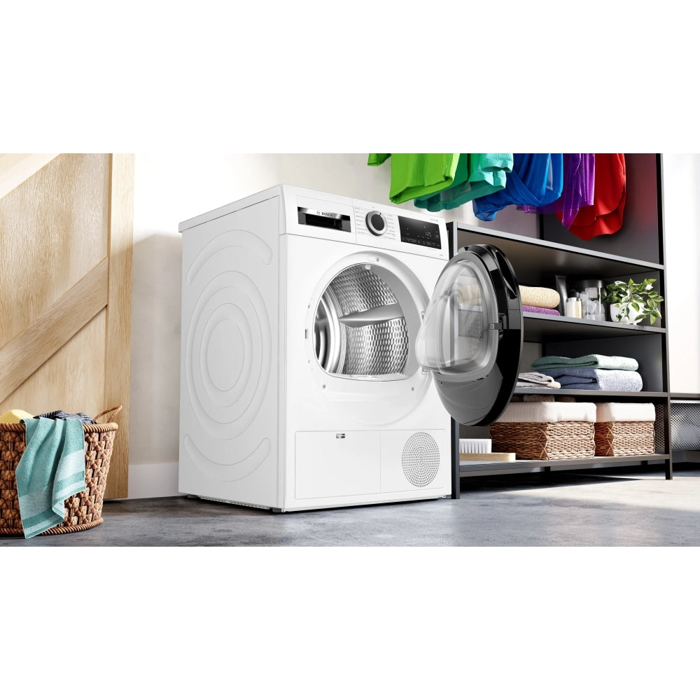 Bosch WPG23108GB Series 6 8kg Freestanding Condenser Tumble Dryer White