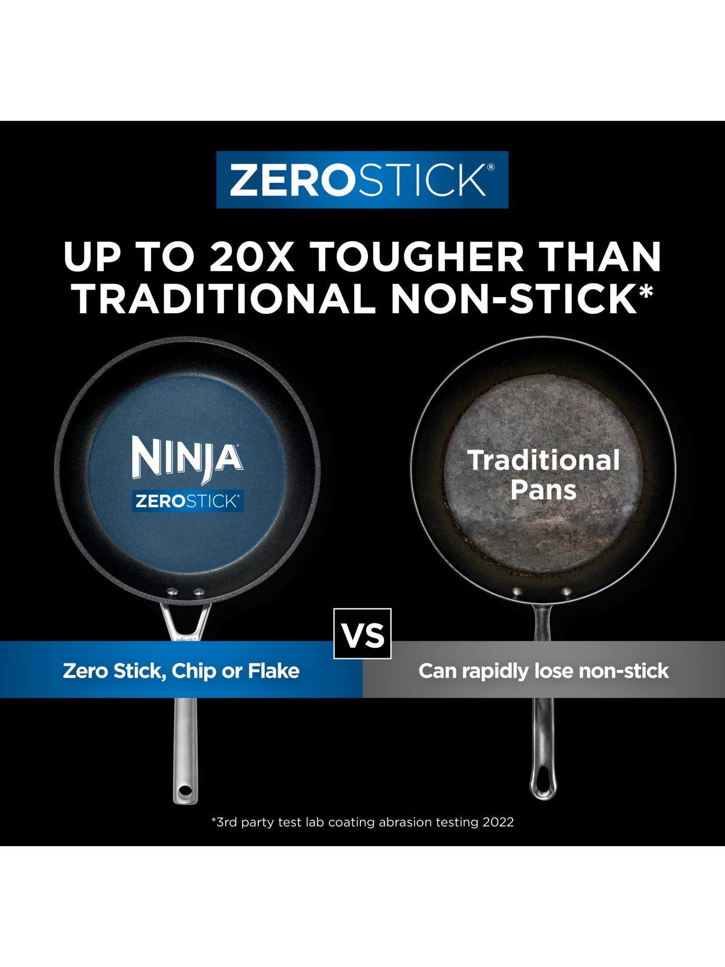 Ninja ZEROSTICK Stainless Steel 5-Piece Pan Set C65000UK