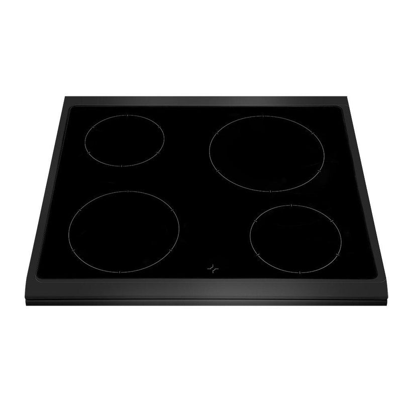 CDA CFC631BL 60cm Double Oven Electric Cooker with Ceramic Hob Black