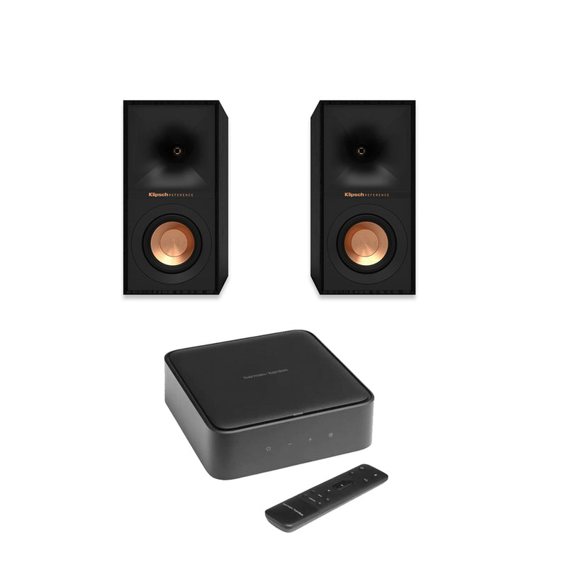 Harman Kardon Citation Amp with Klipsch R-40M Bookshelf Speakers Package