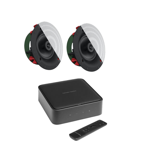 Harman Kardon Citation Amp with Klipsch CS-16C II Custom Series In-Ceiling Speakers Pair Package