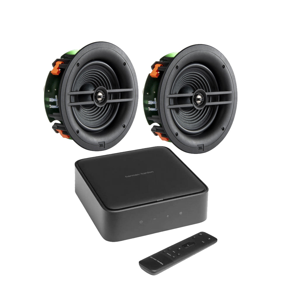 Harman Kardon Citation Amp with JBL Stage 280C In-Ceiling Speakers Pair Package