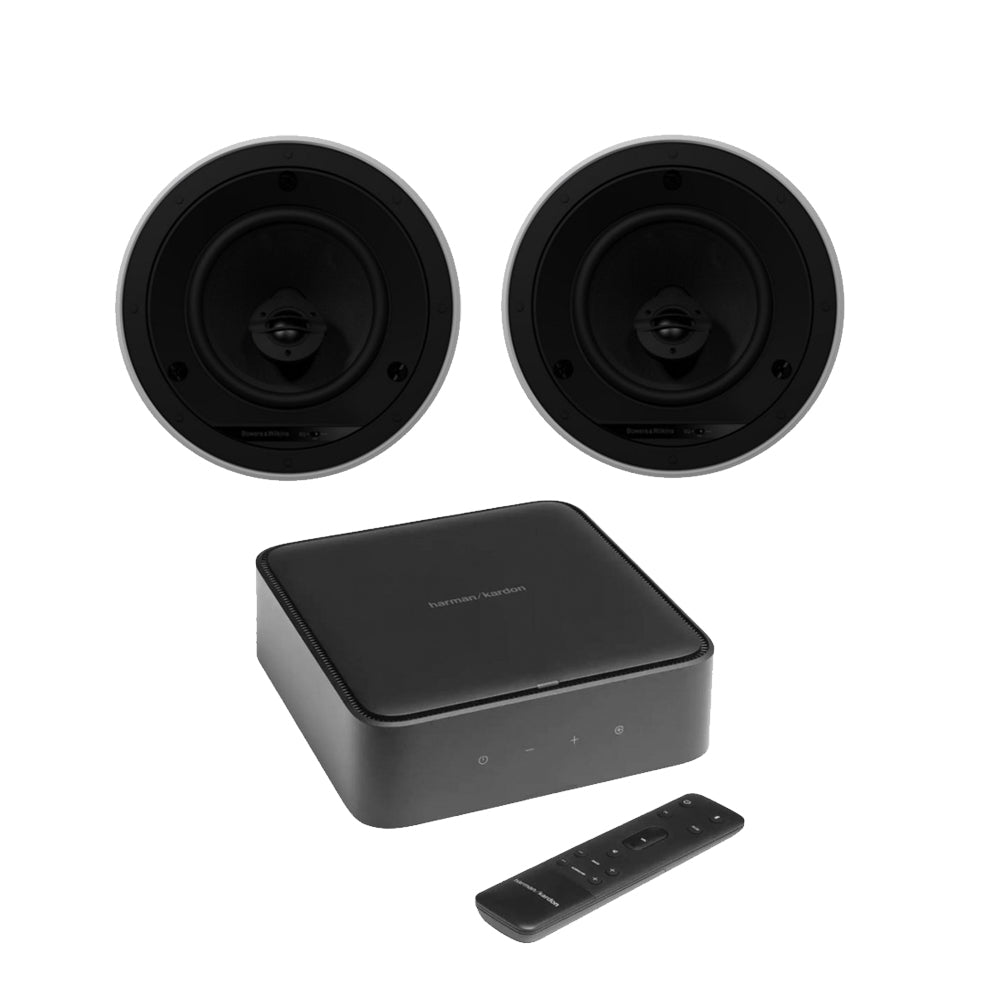 Harman Kardon Citation Amp with Bowers & Wilkins CCM664 Ceiling Speakers Pair Package