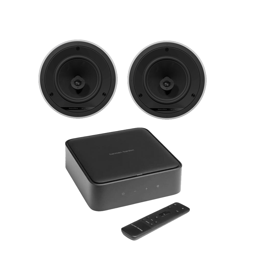 Harman Kardon Citation Amp with Bowers & Wilkins CCM684 Ceiling Speakers Pair Package