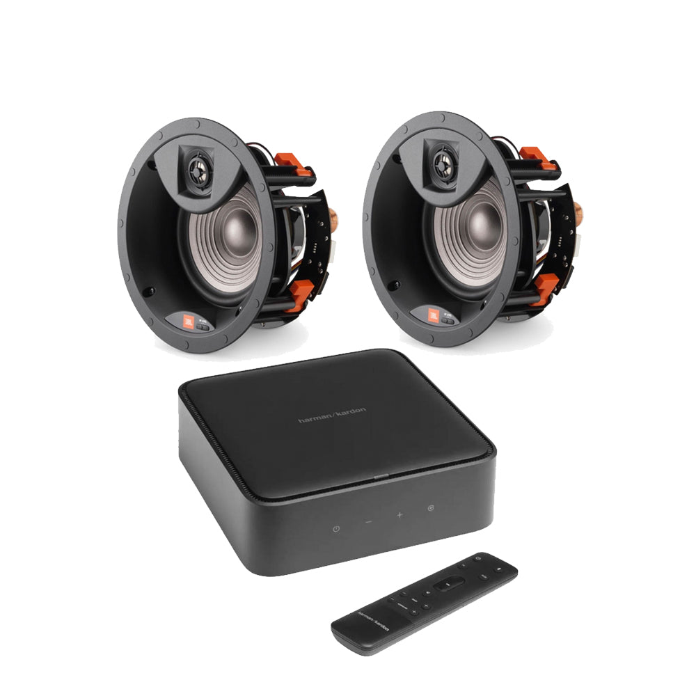 Harman Kardon Citation Amp with JBL Studio 26IC In Ceiling Speakers Pair Package