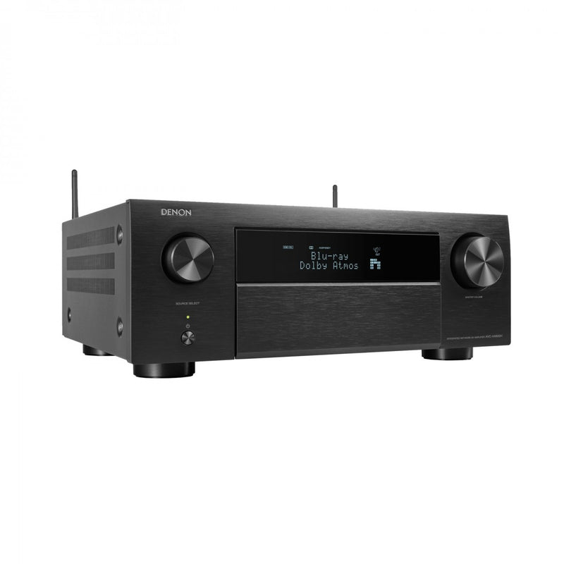 Denon AVC-X4800H 9.4 Ch 200W 8K Dolby Atmos and DTS:X AV Amplifier with HEOS Built-in Black CLEARANCE