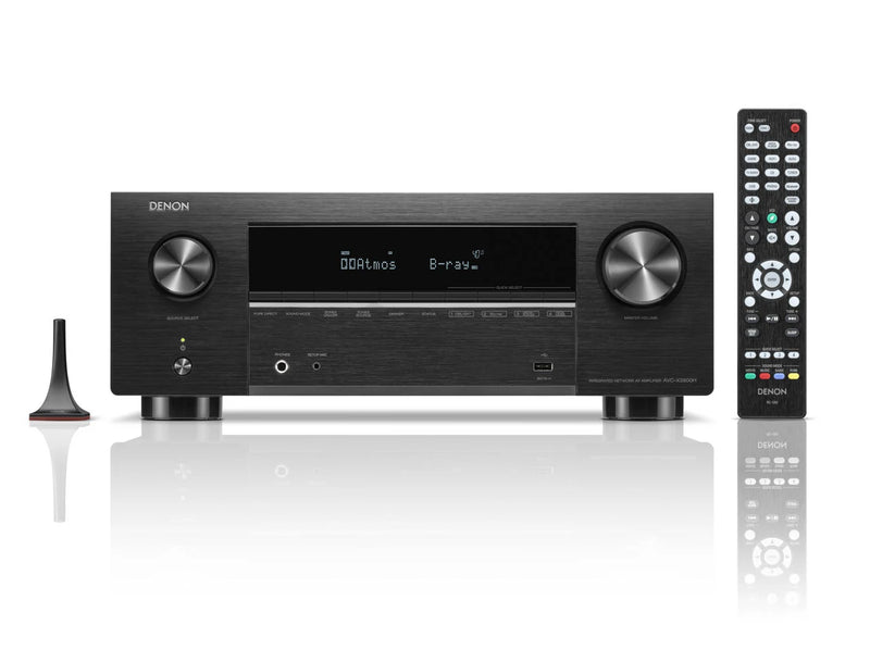 Denon AVCX3800H 9.4 Ch 8K Dolby Atmos and DTS:X with HEOS built in AV Receiver-Open Box Clearance