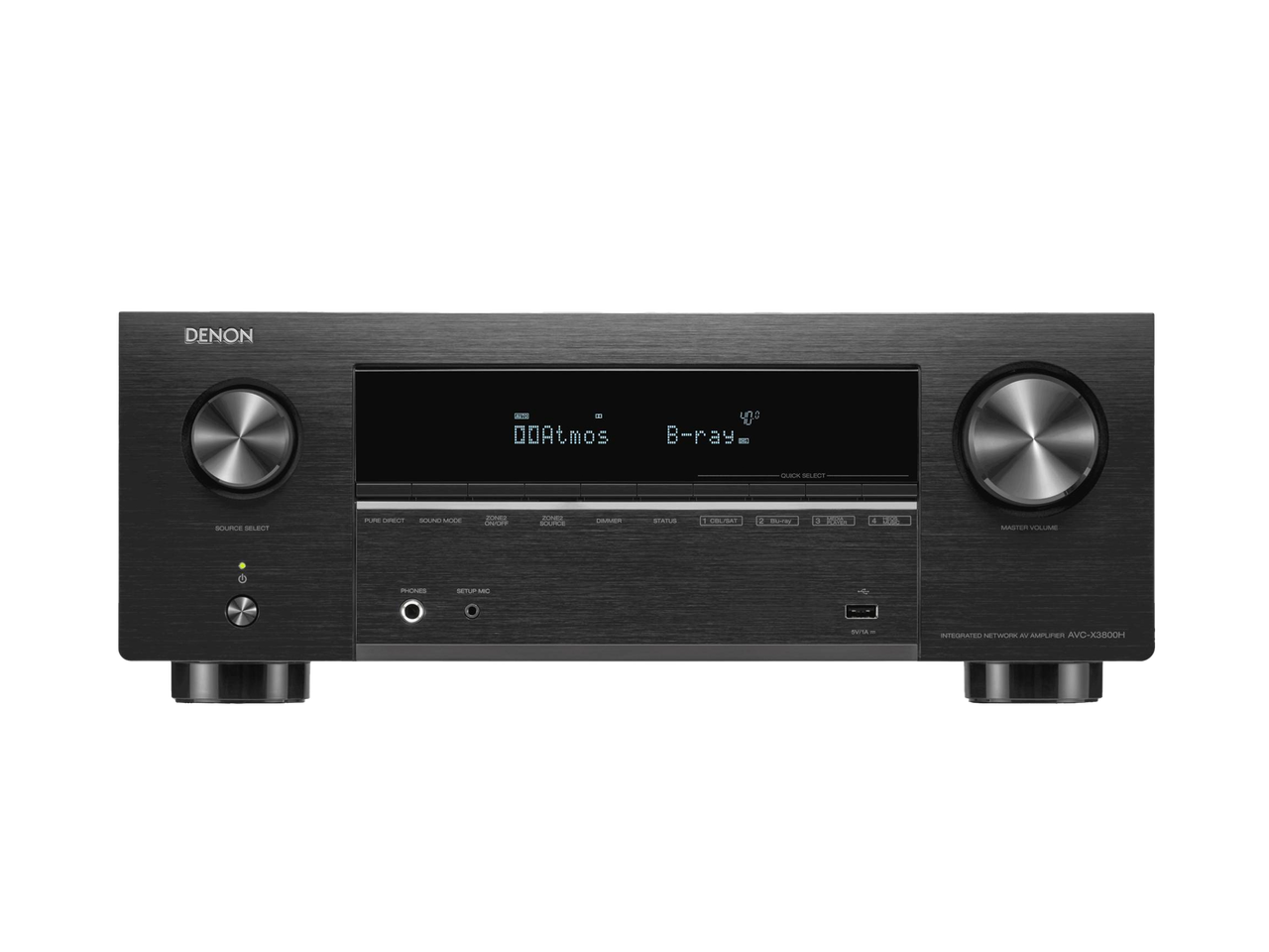 Denon AVCX3800H 9.4 Ch 8K Dolby Atmos and DTS:X with HEOS built-in AV Receiver