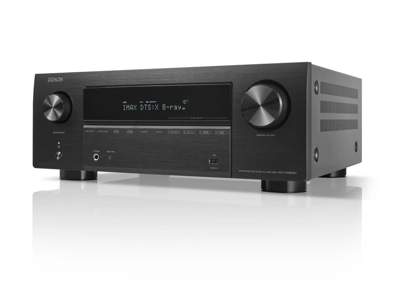 Denon AVCX3800H 9.4 Ch 8K Dolby Atmos and DTS:X with HEOS built-in AV Receiver