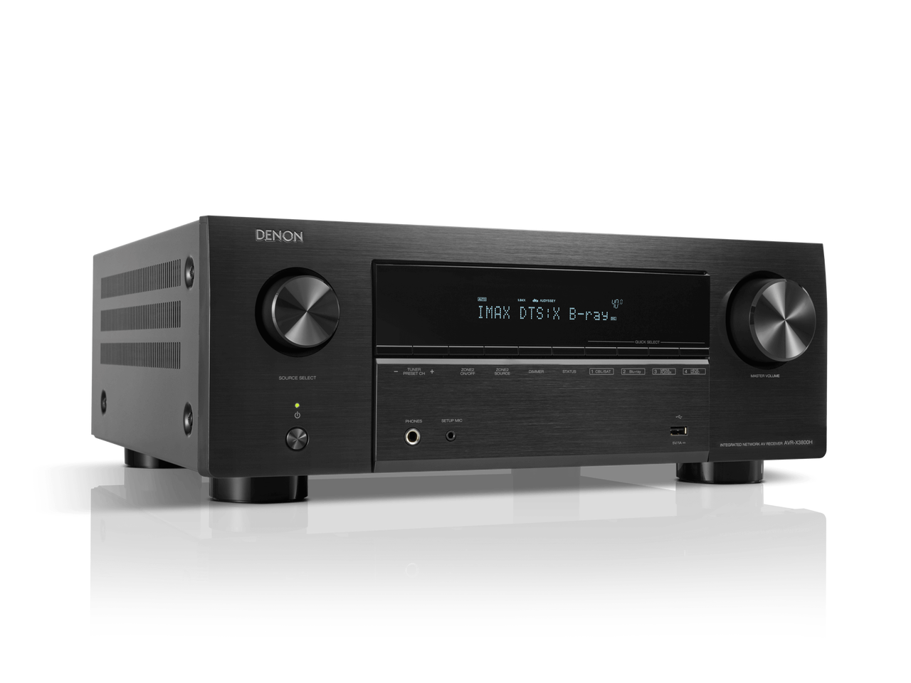 Denon AVCX3800H 9.4 Ch 8K Dolby Atmos and DTS:X with HEOS built-in AV Receiver