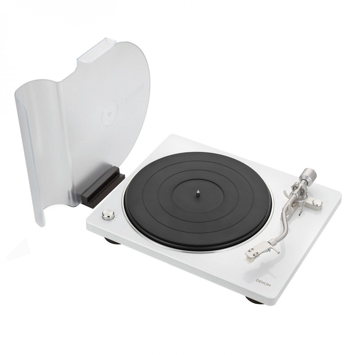 Denon DP400 Hi-Fi Belt Driven Turntable with Speed Auto Sensor White Open Box Clearance