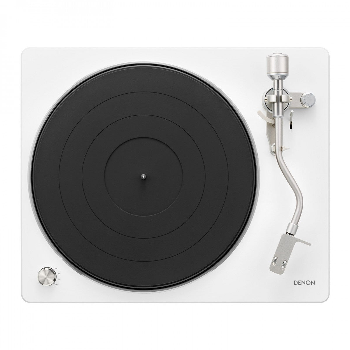 Denon DP400 Hi-Fi Belt Driven Turntable with Speed Auto Sensor White Open Box Clearance