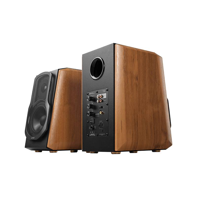 Edifier S1000MKII Active Bluetooth aptX Bookshelf Speakers Brown