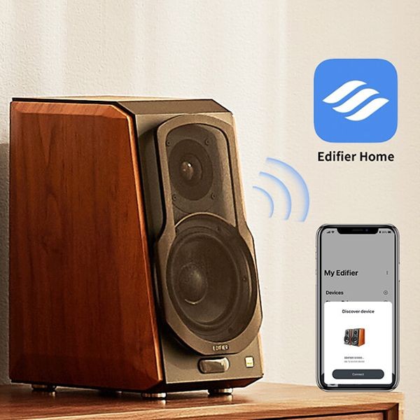 Edifier S1000W Active Bookshelf Speakers with WiFi Bluetooth Airplay 2