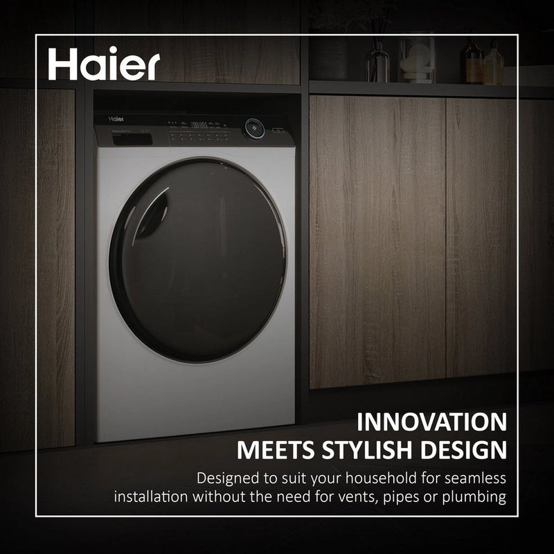 Haier HD90-A3959 9kg Heat Pump Tumble Dryer White CLEARANCE