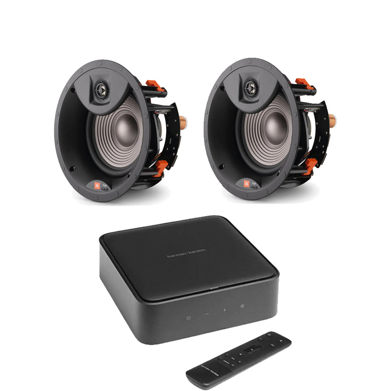 Harman Kardon Citation Amp with JBL Studio 2 8IC In Ceiling Speakers Pair Package