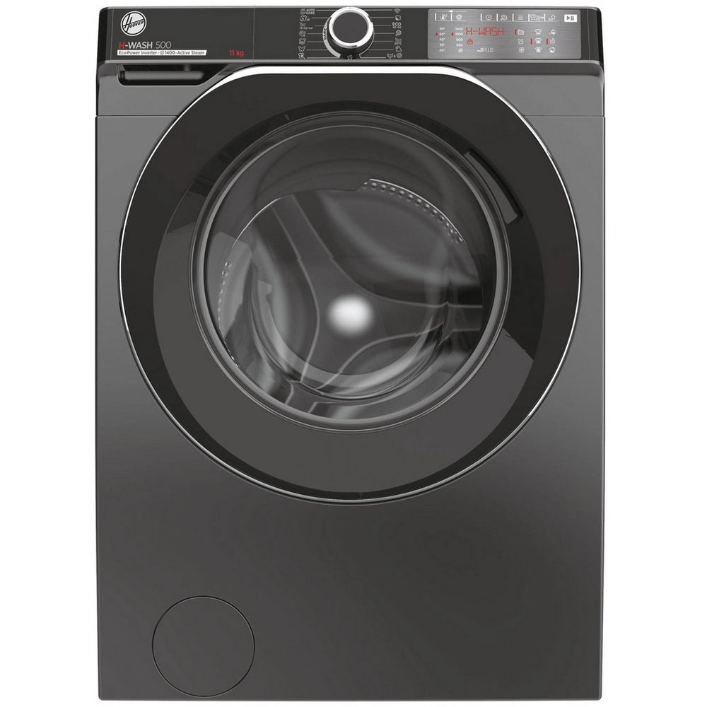 Hoover HWB411AMBCR 11kg 1400 Spin H-WASH 500 Freestanding Front Load Washing Machine Graphite