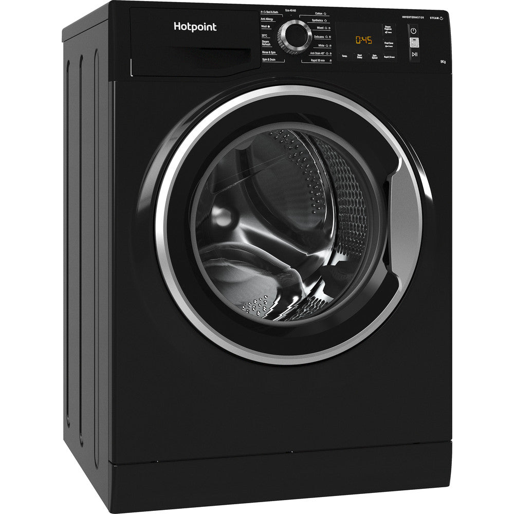 Hotpoint NM11948BCAUK 9kg 1400 Spin Washing Machine Black