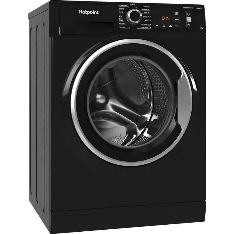 Hotpoint NM11948BCAUK 9kg 1400 Spin Washing Machine Black