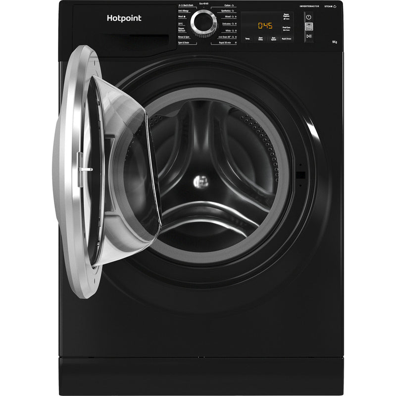 Hotpoint NM11948BCAUK 9kg 1400 Spin Washing Machine Black