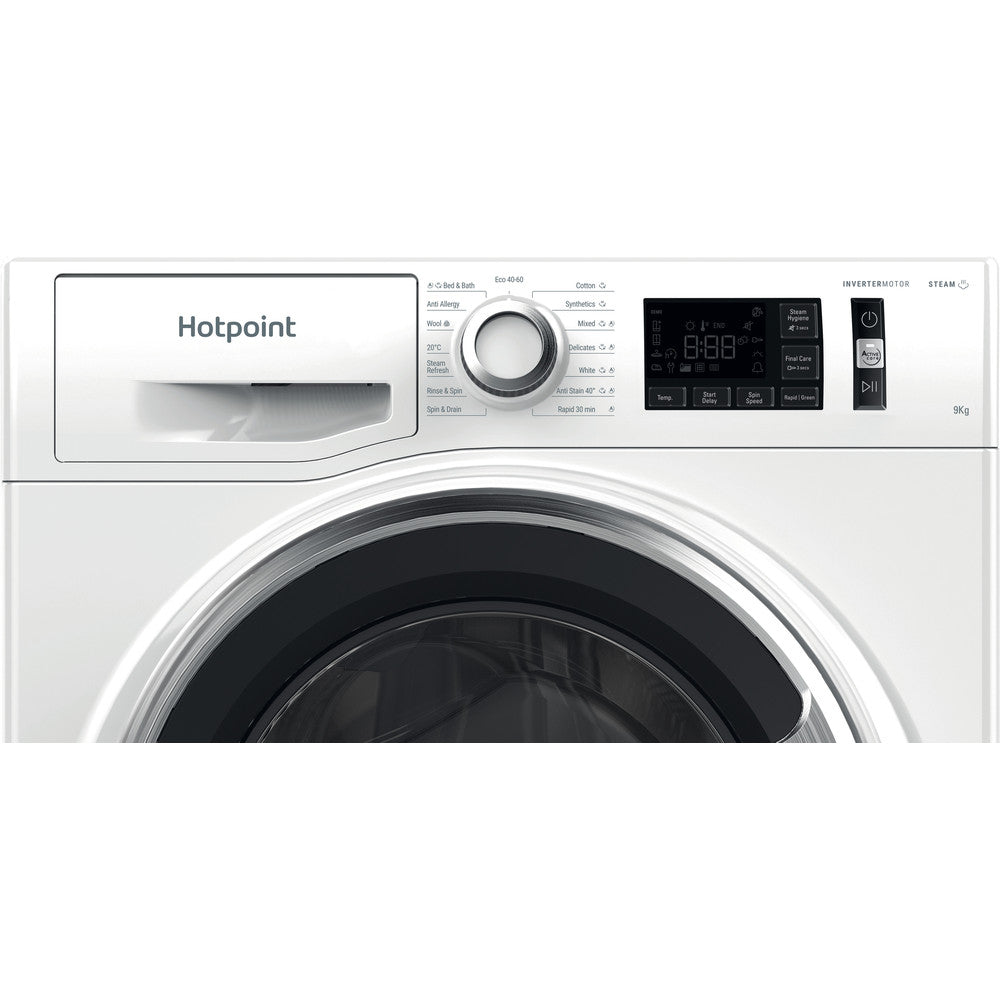 Hotpoint NM11948WCAUK 9kg 1400 Spin Washing Machine White