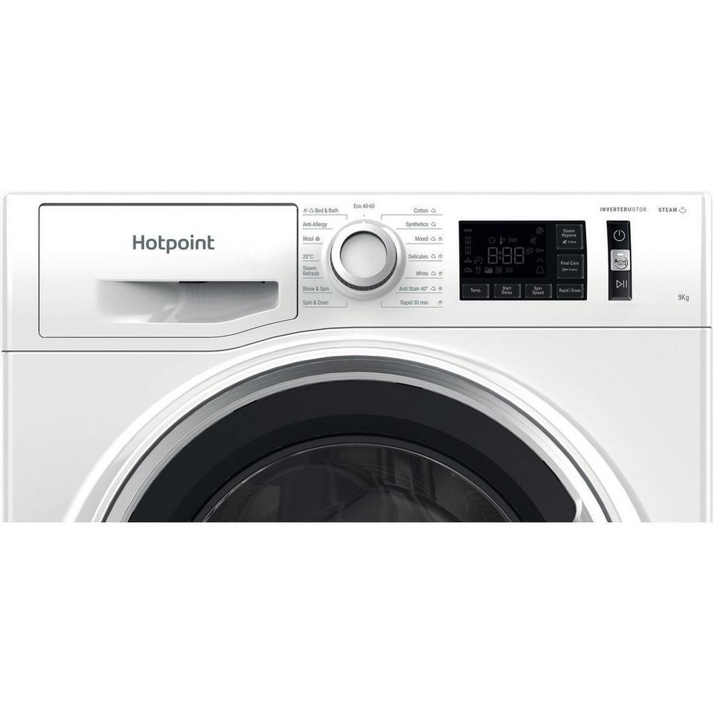 Hotpoint NM11948WSAUK 9kg 1400 Spin Washing Machine White