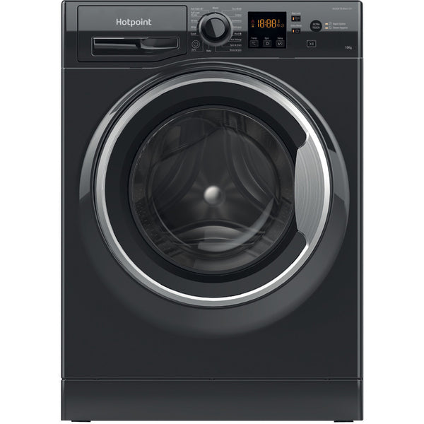 Hotpoint NSWM1046BSUK 10kg 1400 Spin Washing Machine Black