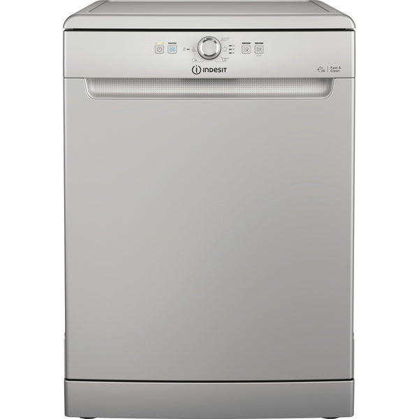 Indesit D2FHK26S Full Size Dishwasher with 14 Place Setting Silver