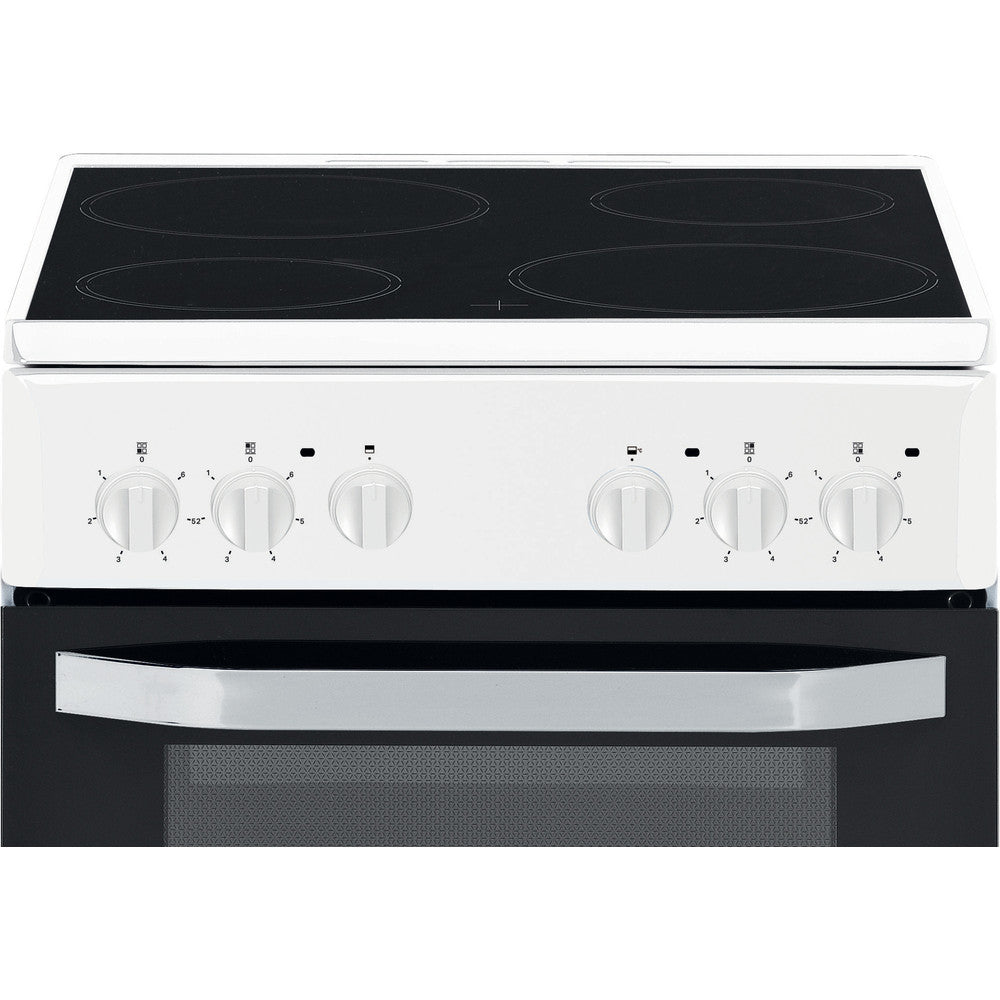 Hotpoint HD5V92KCW 50cm Electric Cooker with Ceramic Hob White