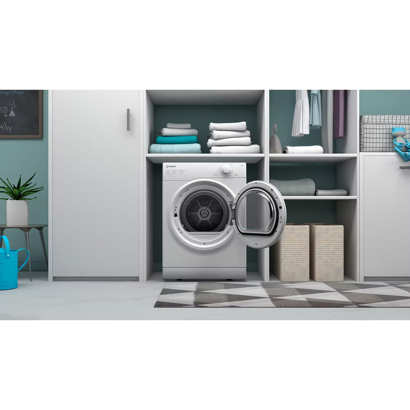 Indesit I1D80WUK 8kg Air Vented Tumble Dryer White