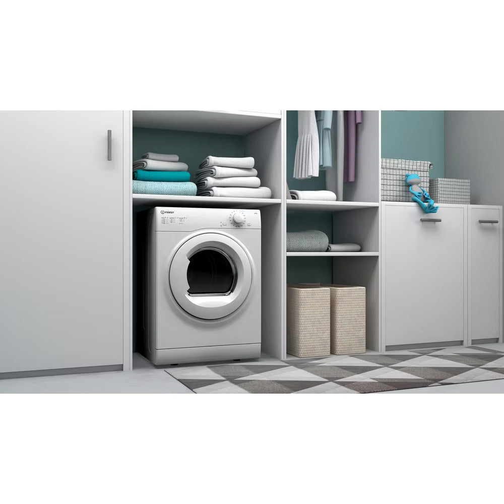 Indesit I1D80WUK 8kg Air Vented Tumble Dryer White