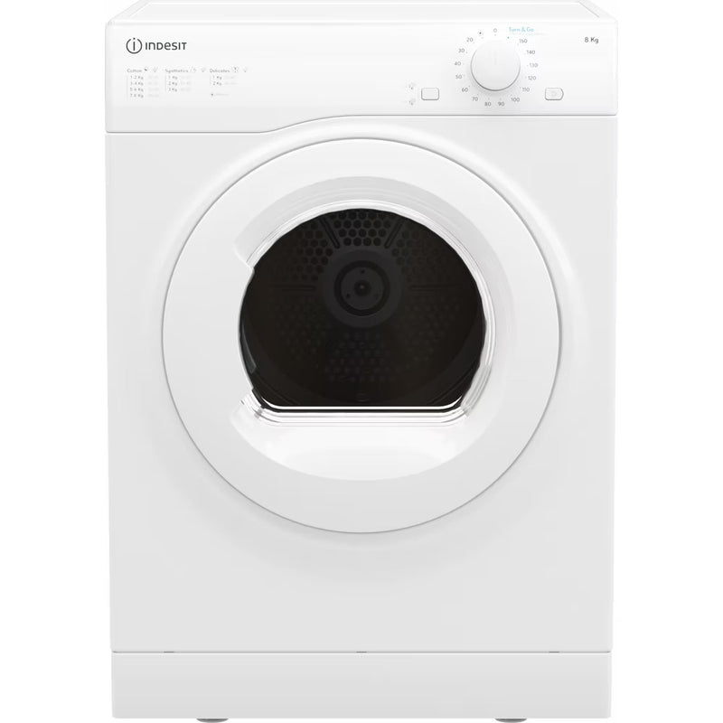 Indesit I1D80WUK 8kg Air Vented Tumble Dryer White