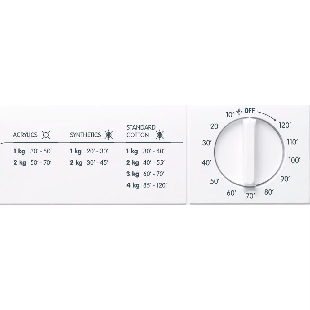 Indesit NIS41V 4kg Compact Front Vented Tumble Dryer White