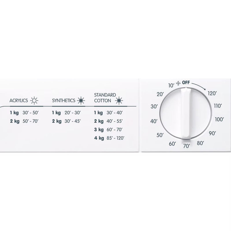 Indesit NIS41V 4kg Compact Front Vented Tumble Dryer White