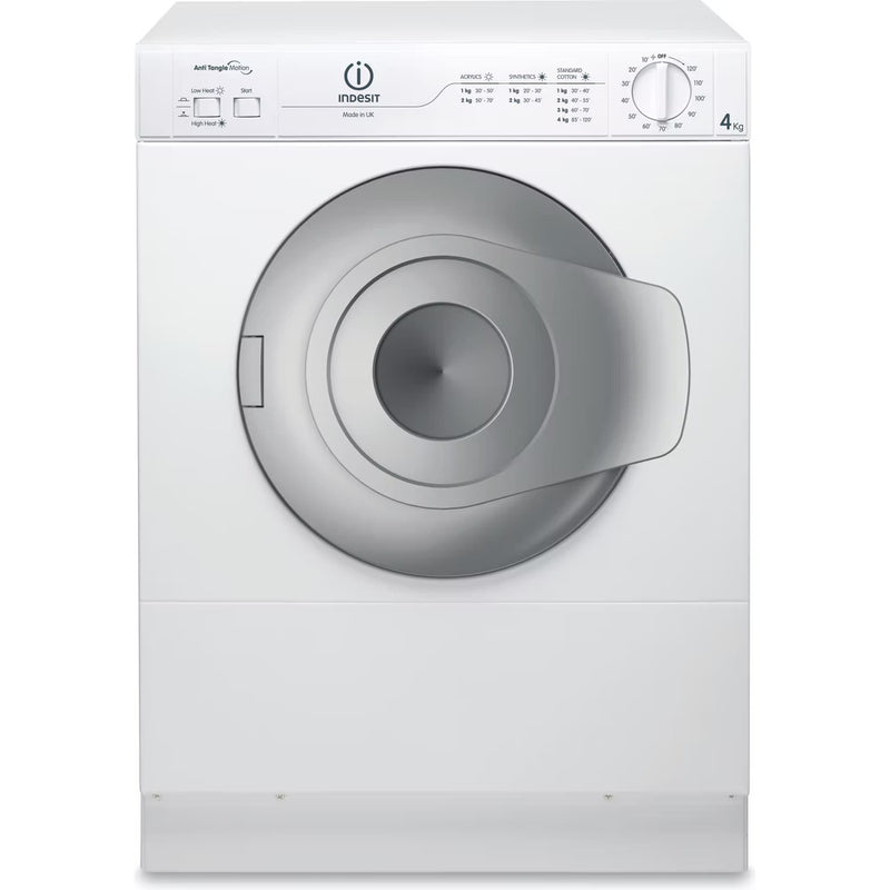 Indesit NIS41V 4kg Compact Front Vented Tumble Dryer White