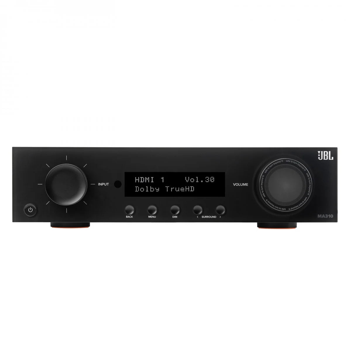 JBL MA310 5.2ch 4K AV Receiver with Stage 240B 2.1 Speaker System Black